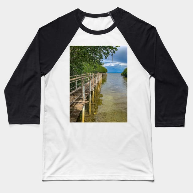 travel photography Philippines Baseball T-Shirt by likbatonboot